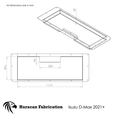 Isuzu Dmax Tailgate Storage