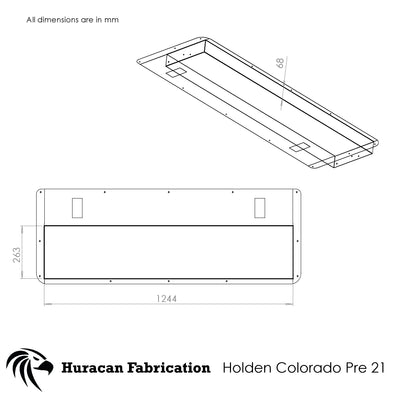 Holden RG Colorado Tailgate Storage