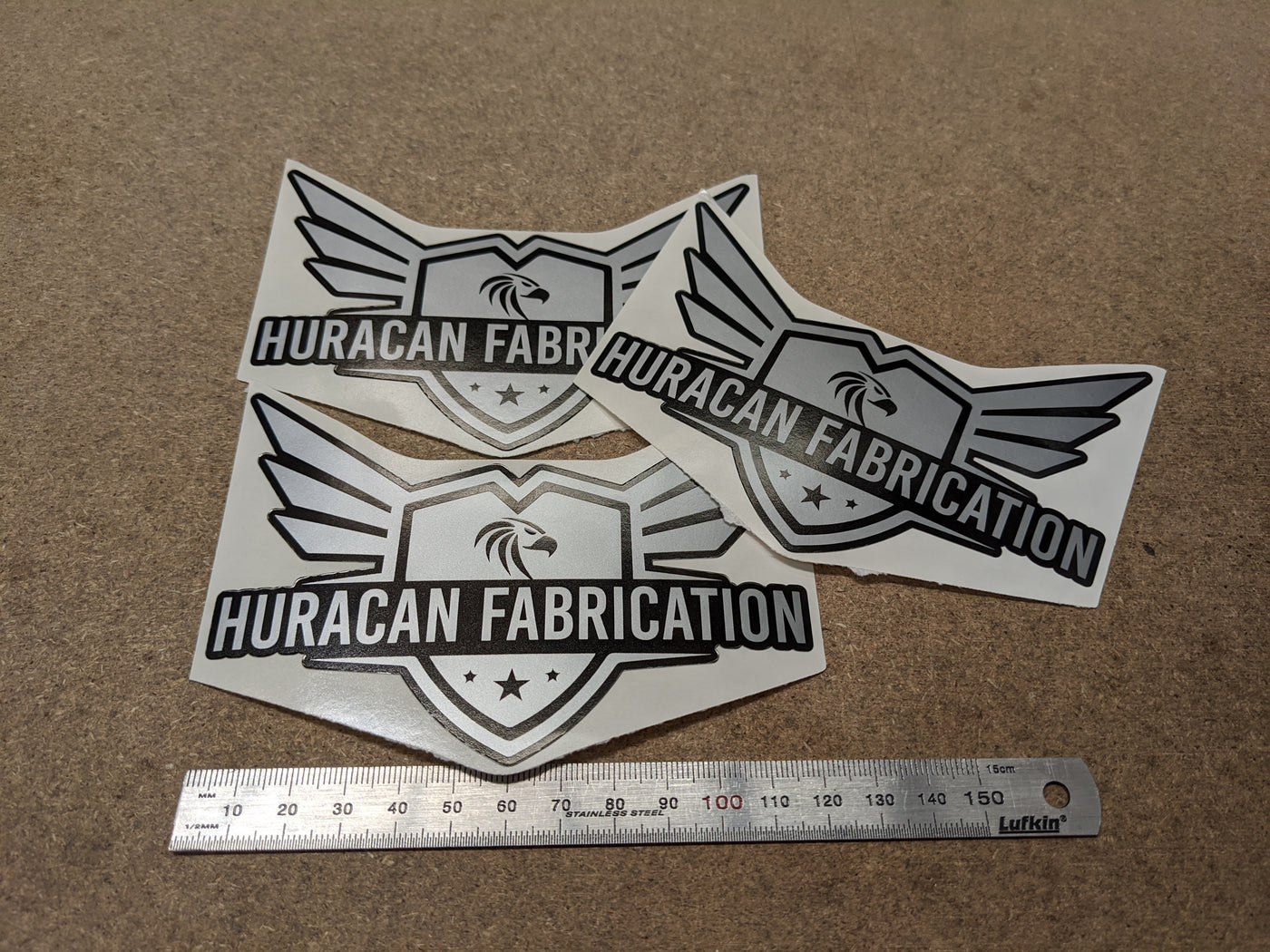 Huracan Fabrication stickers