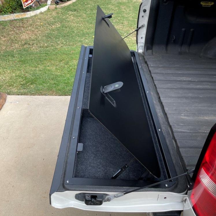 Durable GMC Sierra Tailgate Storage Box | Huracan Fabrication