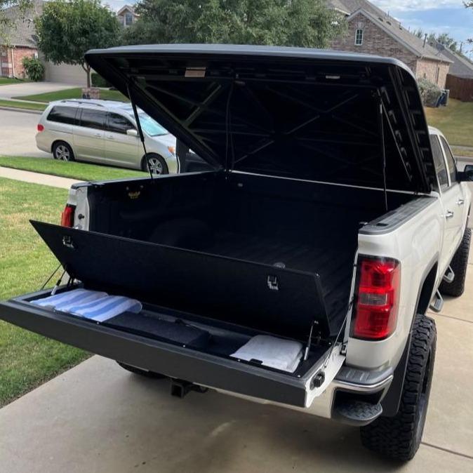 Durable GMC Sierra Tailgate Storage Box | Huracan Fabrication
